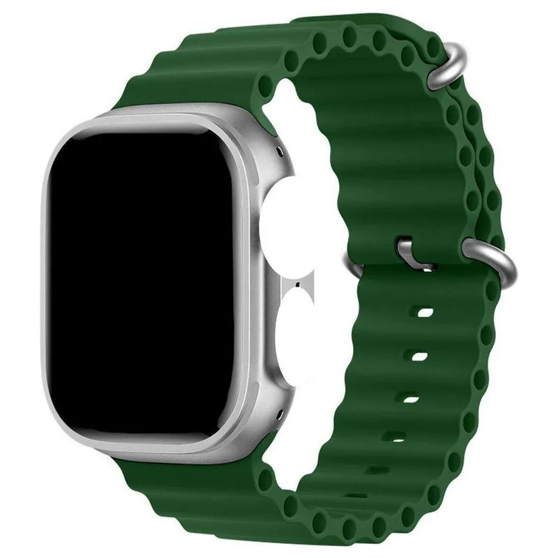 Pulseira Onlulada Loop Para Smartwatch 49mm Cor: verde Militar