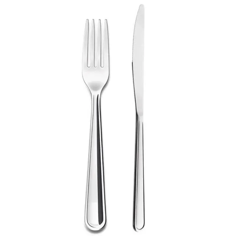 Faqueiro 24 Talheres para Sobremesa Modena Inox Garfo e Faca Brinox Mesa Posta Cozinha