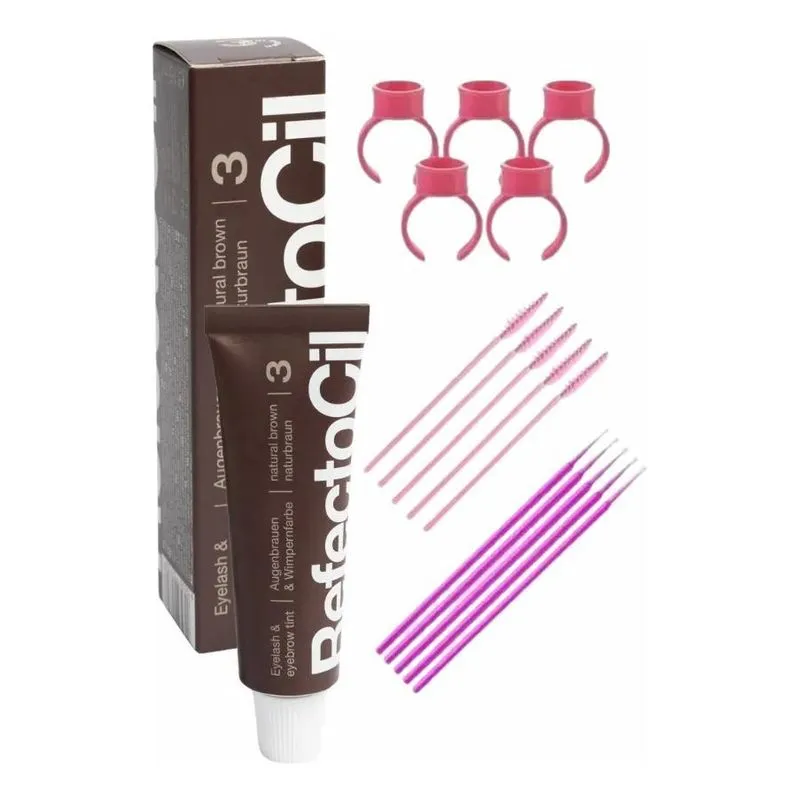 Tinta Tintura Refectocil Nº 3 Castanho Natural Sobrancelhas