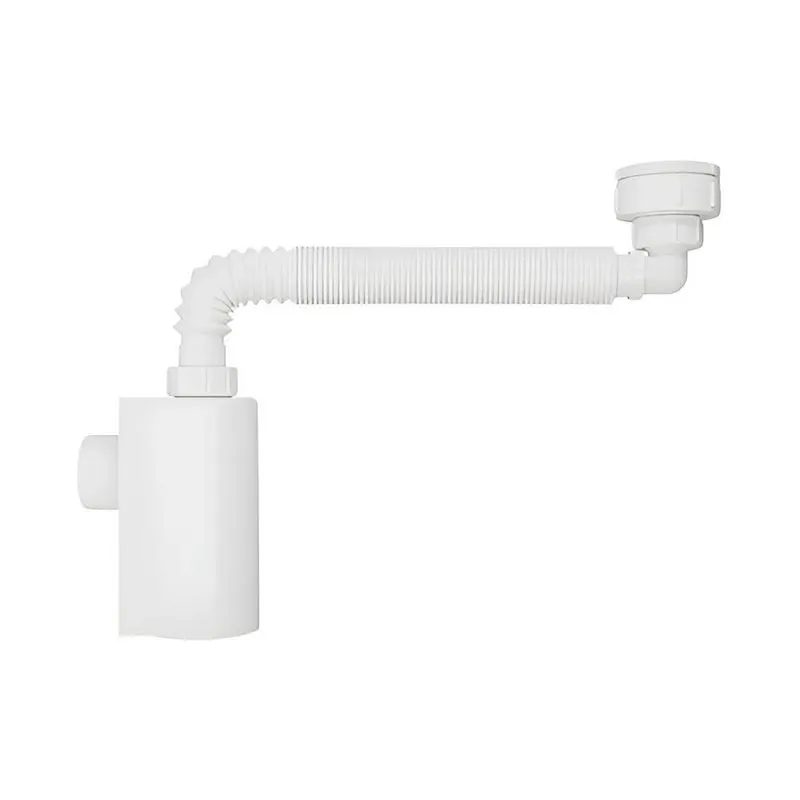 Sifão Parede C/copo P/lavatório 7/8 E Dn38 Blukit Cor Branco