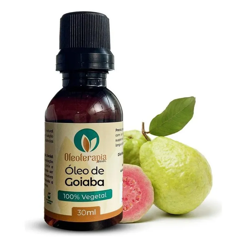 Óleo De Goiaba 100% Natural 30ml - Nutrição Cabelo &amp; Pele