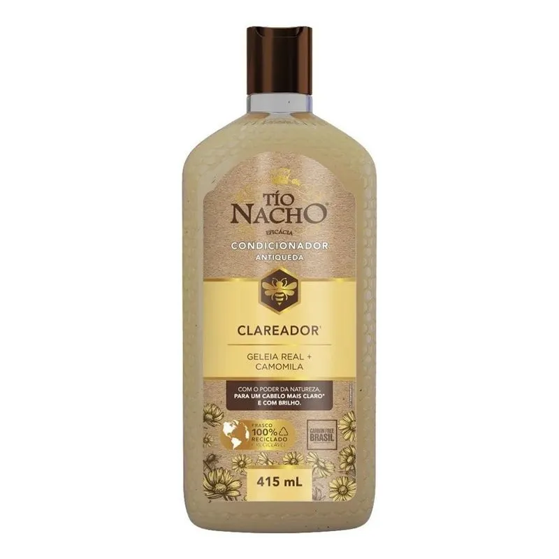10x Tio Nacho Condicionador Clareador 415ml
