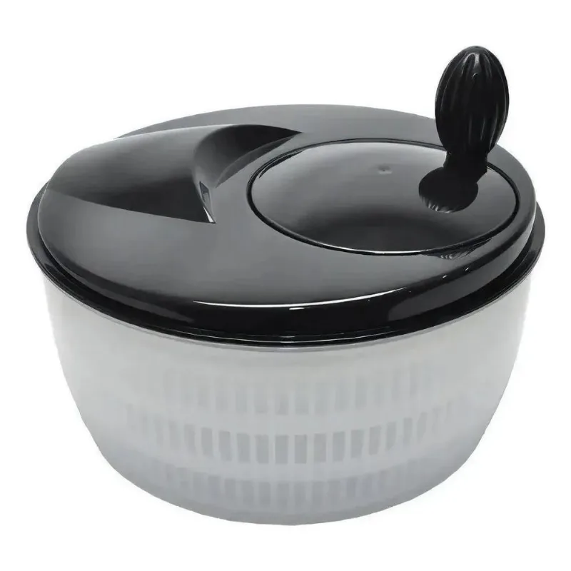 10x Centrífuga De Salada Secador Verduras Manual 4 Litros C