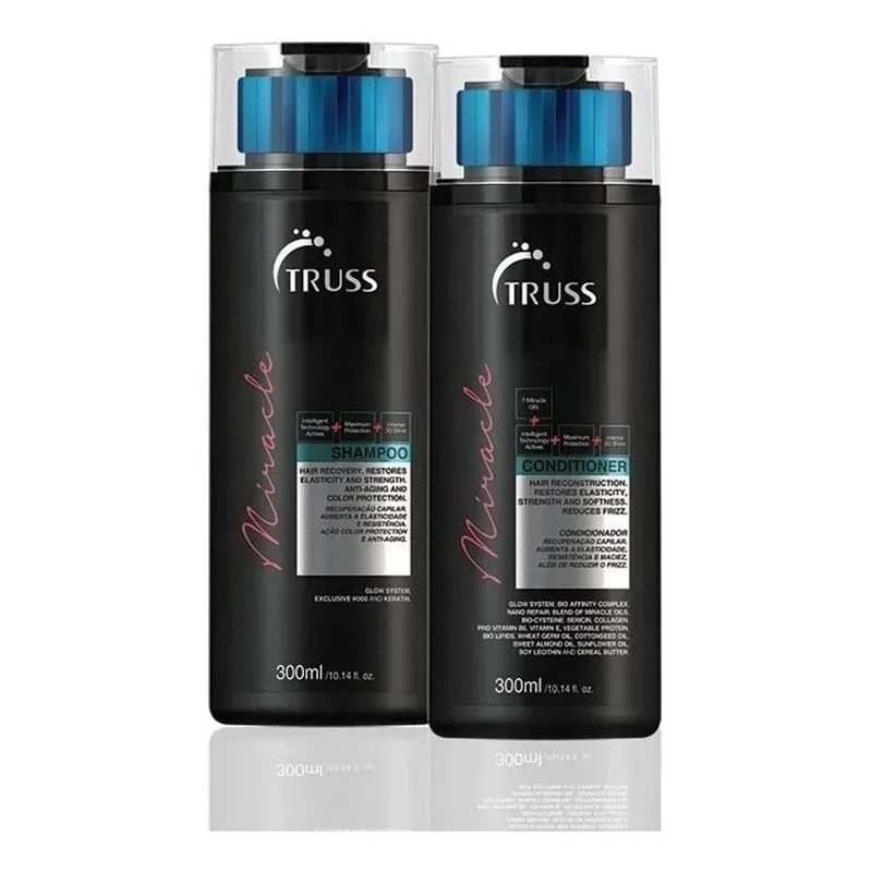 10x Truss Miracle Kit Shampoo + Condicionador 300ml