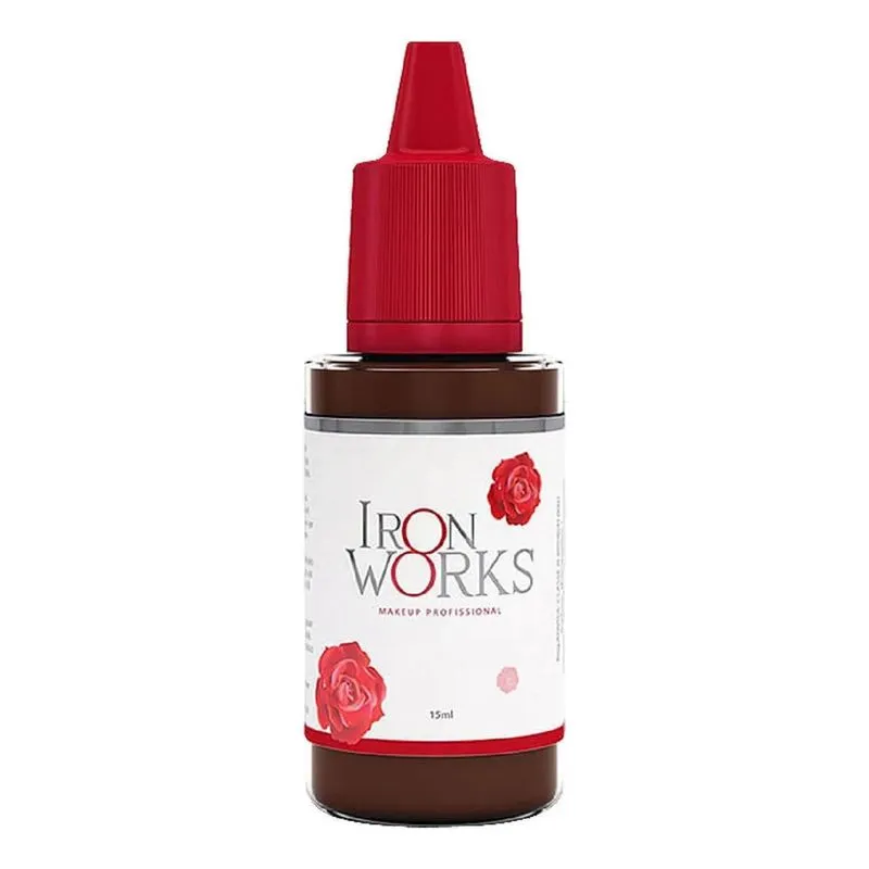 3x Pigmento Iron Works 15ml - Castanho Escuro