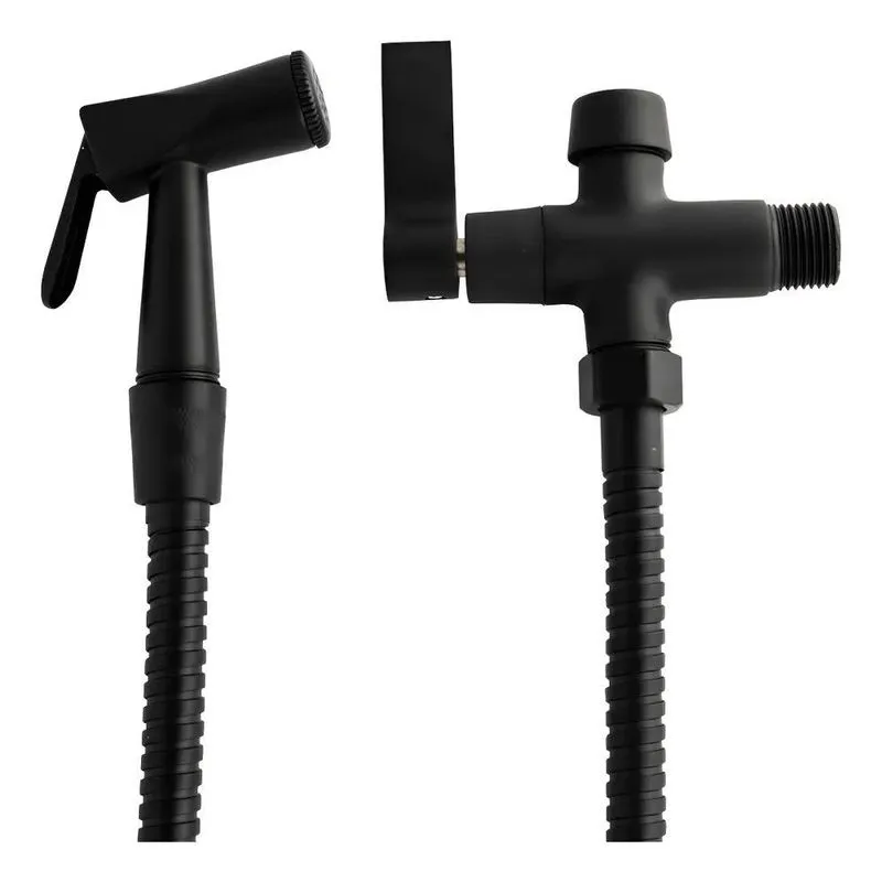 Ducha Higiênica Com Derivação Adaptador 2 Saídas Metal Luxo
