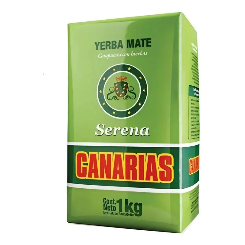 5x Erva Mate Chimarrão Canarias Serena 1kg Uruguaia Import