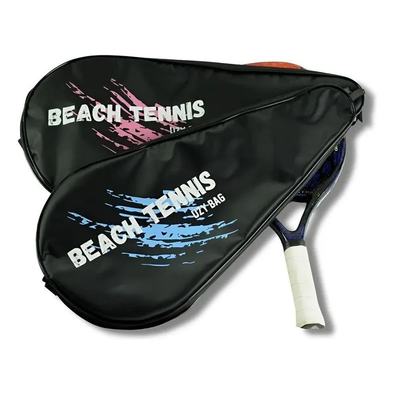 Capa De Raquete De Beach Tennis Raqueteira Tênis De Pr Azul
