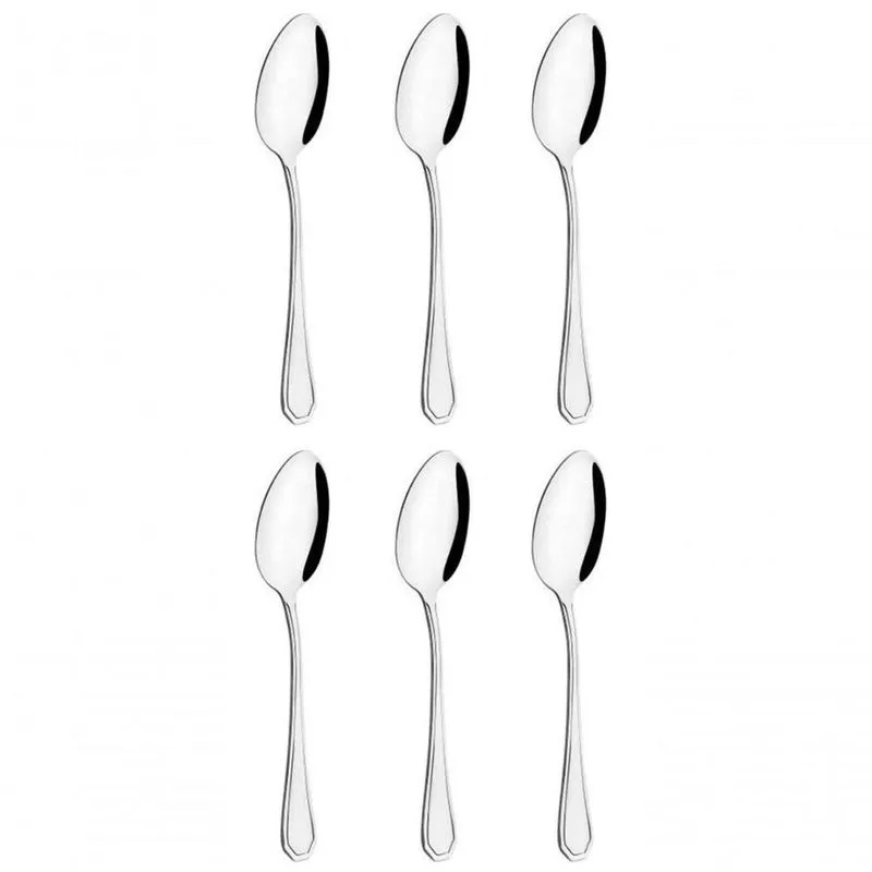 Colher 6 Café Linha Victoria Aço Inox