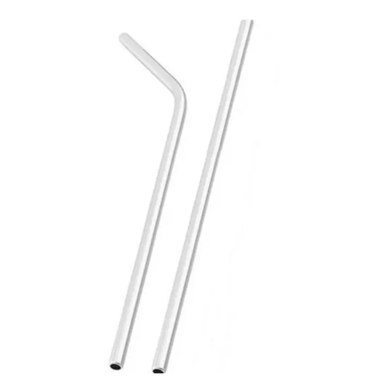 Kit Canudo Em Aço Inox Água Suco Drink