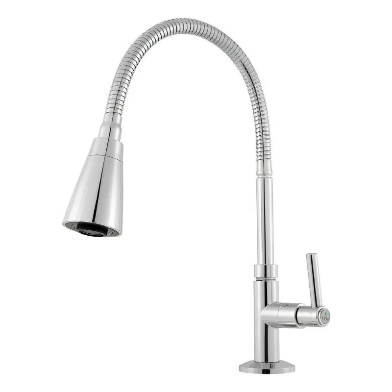 Torneira Gourmet Cozinha Bancada Pia Flexível 2 Jatos Abs -