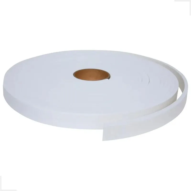 2x Fita De Vedação Eva Branco Adesivado 1 Lado 5mm X 20mmx10