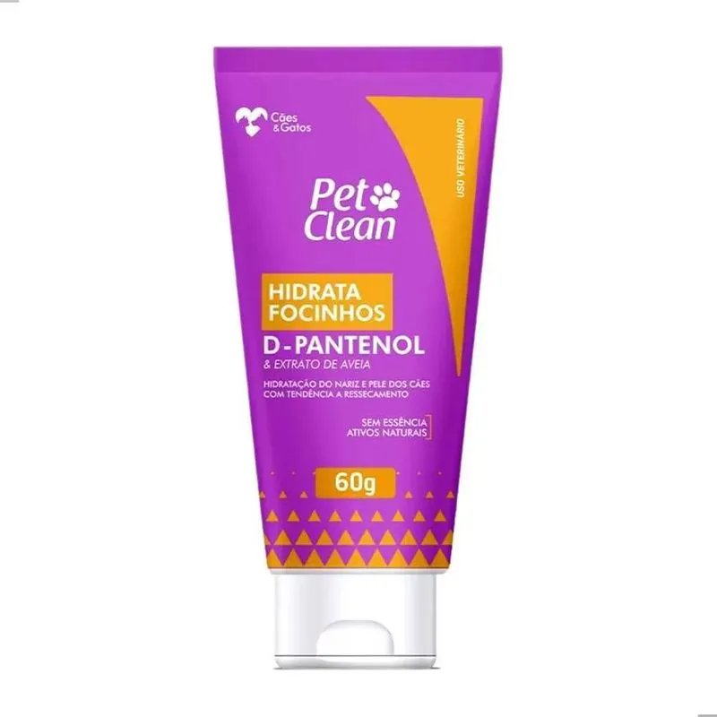 2x Hidratante De Focinho Hidrata Focinhos Cães Pet Clean 60g