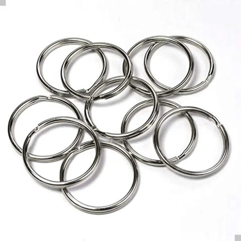 100 Argolas Para Chaveiro - 25mm - Menor Preço -