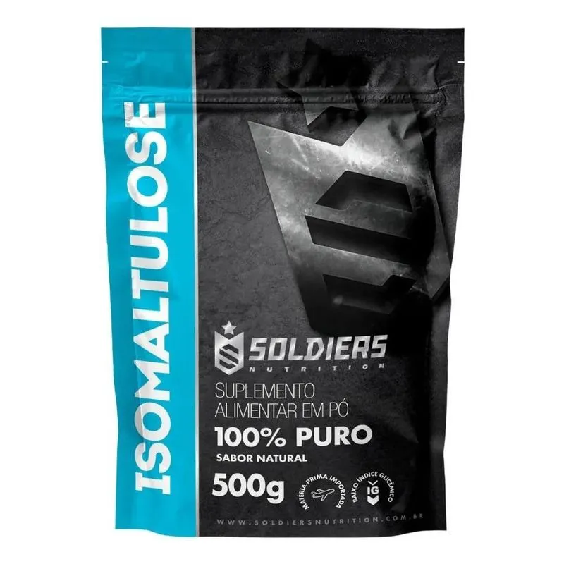 10x Palatinose 500g - 100% Pura - Com Laudo - Soldiers Sabor