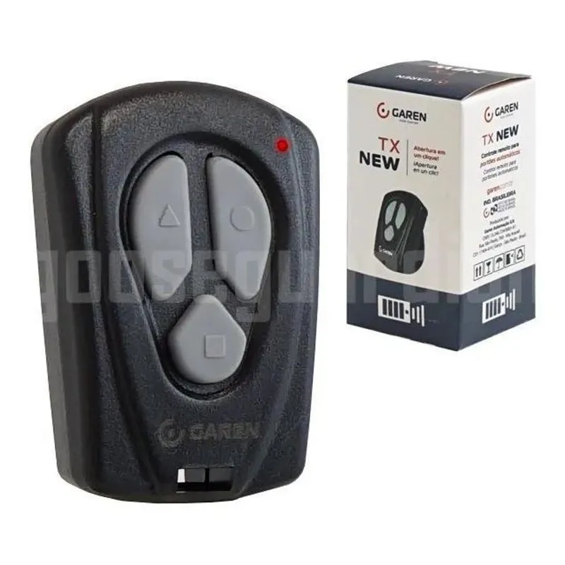 Controle Remoto 3 Teclas Garen 433mhz Portão Motor