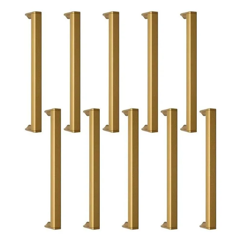 10 Uni Puxador Slim Gaveta Armario Movel Alumínio 16cm Ro Ou