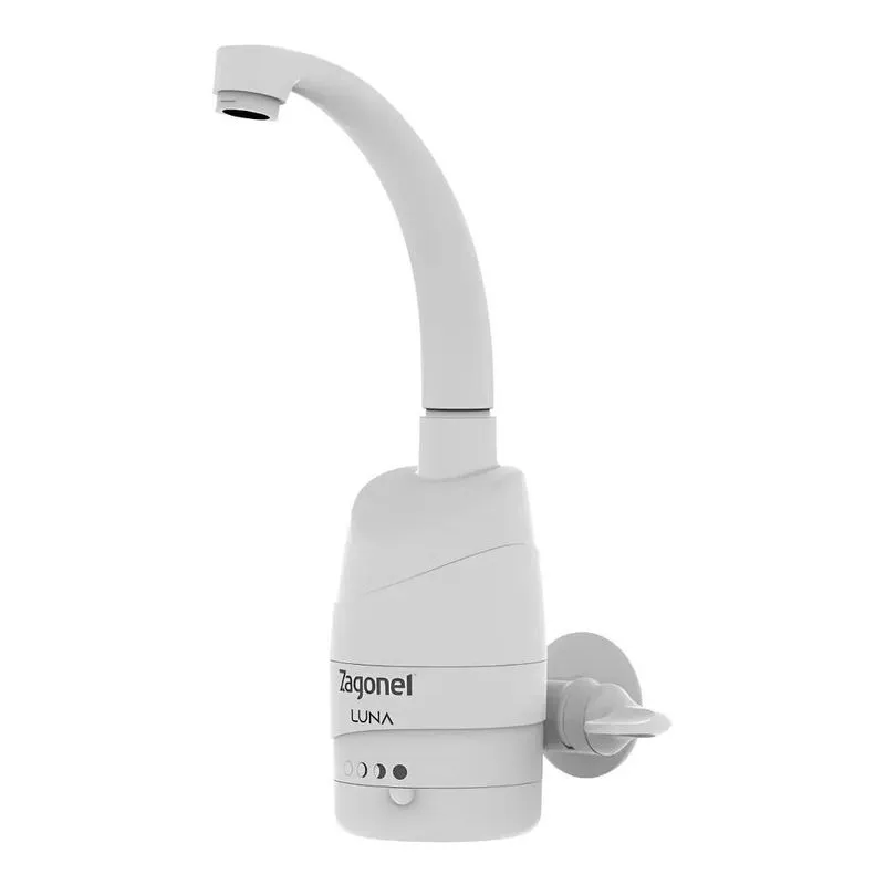 Zagonel Torneira Elétrica Luna Branca De Parede 127 V 5500w