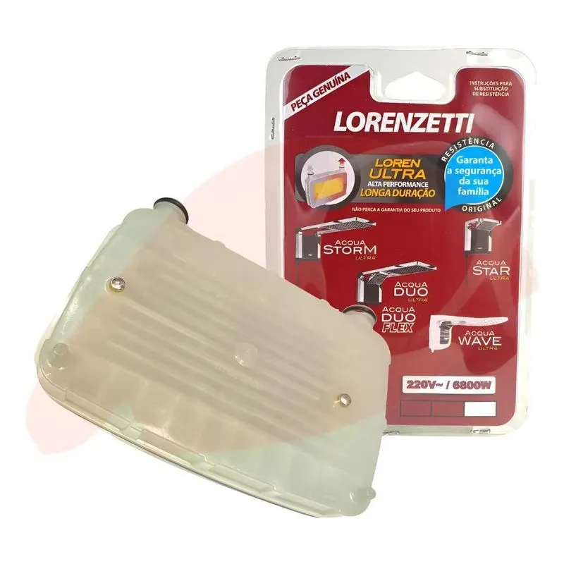 Resistência Acqua Ultra 220v 6800w - Lorenzetti - Branco