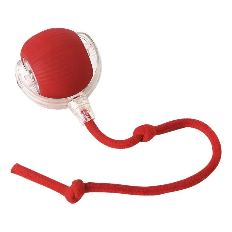 Bola Elétrica Rolante De Brinquedo Inteligente Par Vermelho