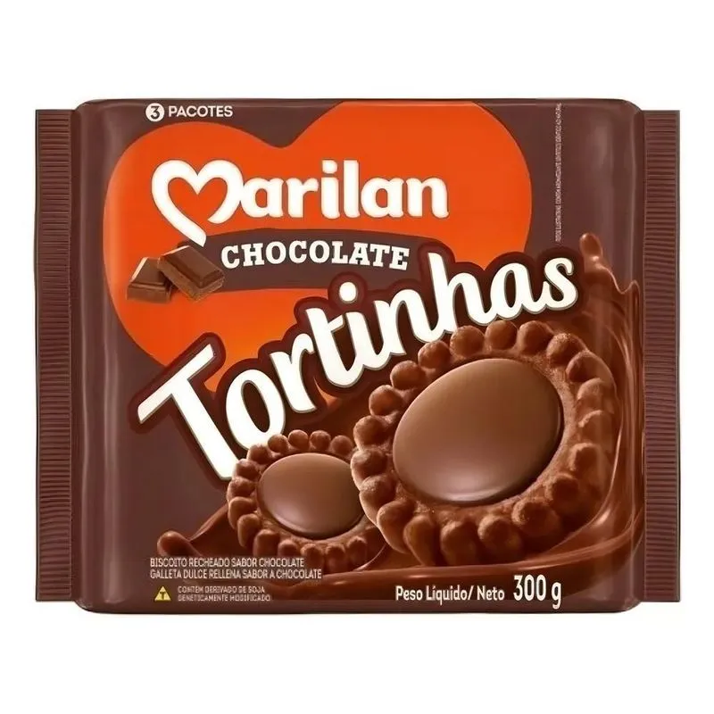 5x Marilan Tortinhas - Chocolate - Unidade - 1