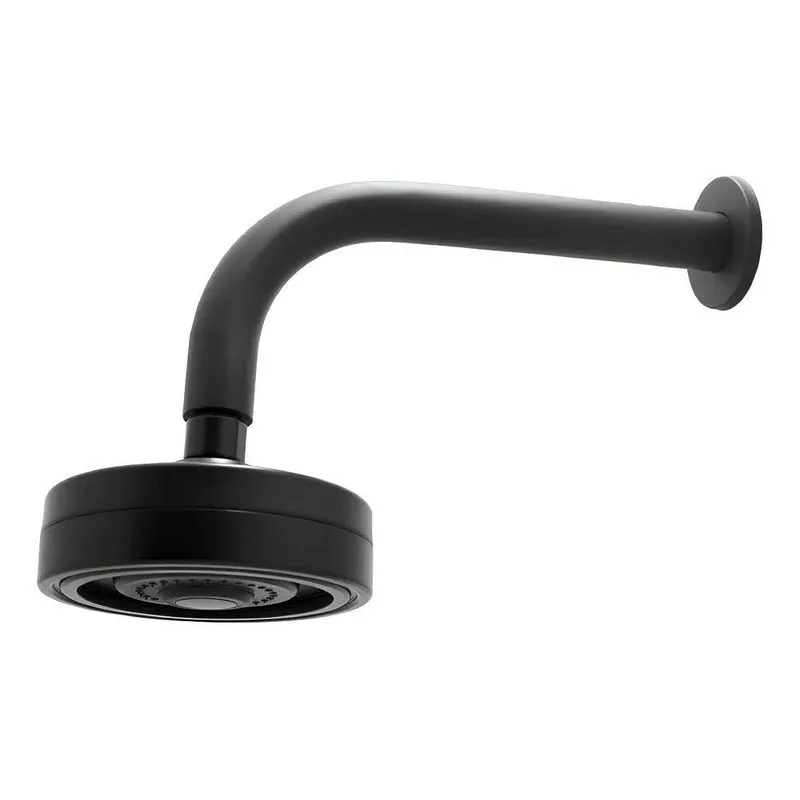 Ducha Chuveiro Articulável Gás E Solar Auto Limpante Preto A