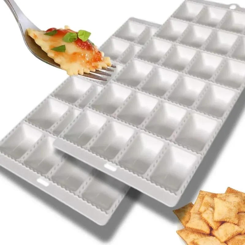 3x Kit 2 Forma Para Mini Pastel E Ravioli Recheado 24 Cavida