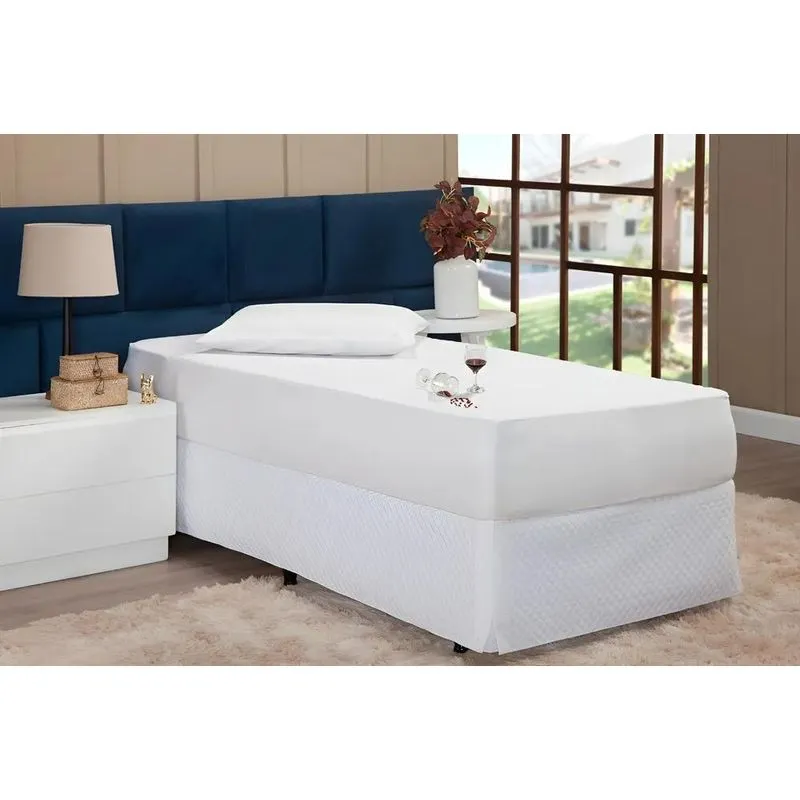 Temima Protetor De Colchão Solteiro King 0,96m X 2,03m Temim