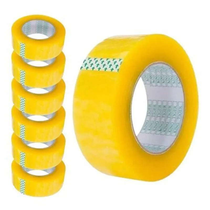 Kit 6 Fita Adesiva Durex De 250 Metros Transparente Embalar