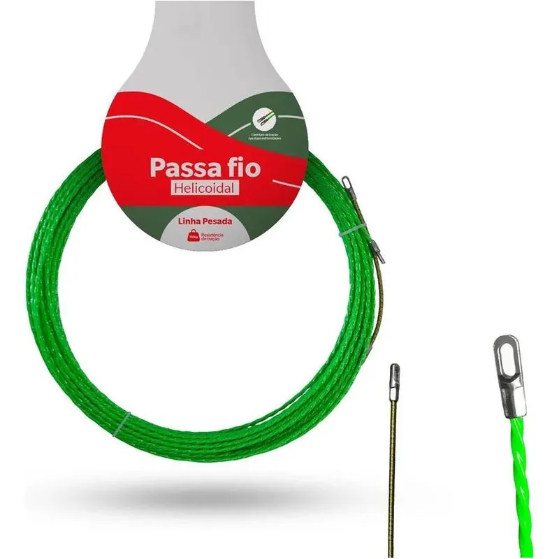 3x Passa Fio Poliester Super Resistente Com 30 Metros