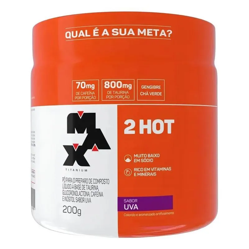 3x Queimador De Gordura Ultimate 2hot - 200g - Max Titanium
