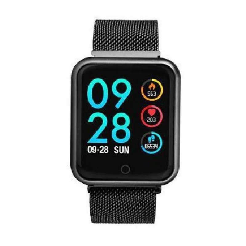 Smartwatch Aquilae P70 1,3 Polegadas Monitoramento Saúde Pressão Arterial Batimentos Cardíacos Preto