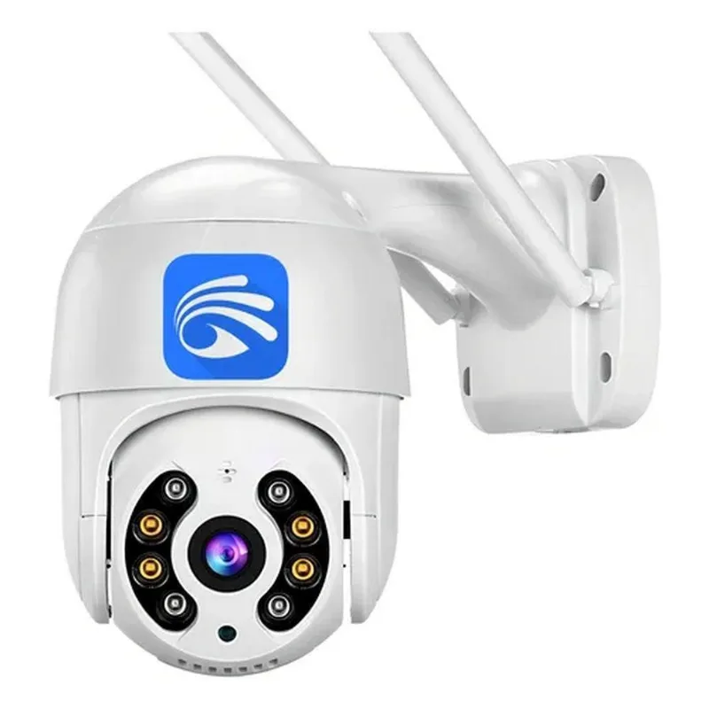 Câmera IP Speed Dome Rotativa 355 graus Full HD 1080p Wifi Visão Noturna Aquilae