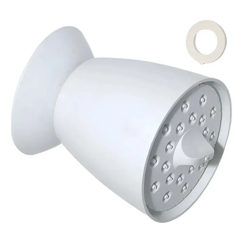 5x Ducha Dirigível Branca Jet Control 2093 Lorenzet