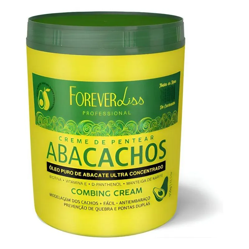 Creme De Pentear Profissional Abacachos 950g Forever Liss