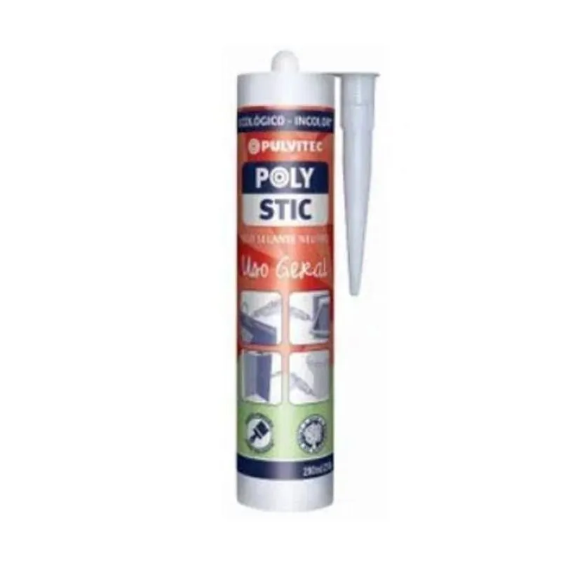 Selante Polystic Eco Uso Geral 250g Pulvitec Incolor