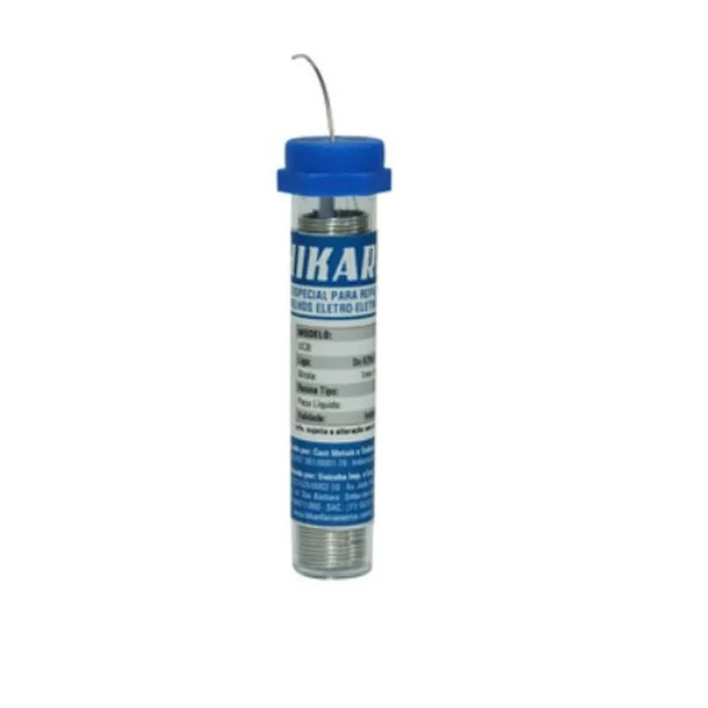 Solda Tubo Fio 22g 63x37 1mm Hikari