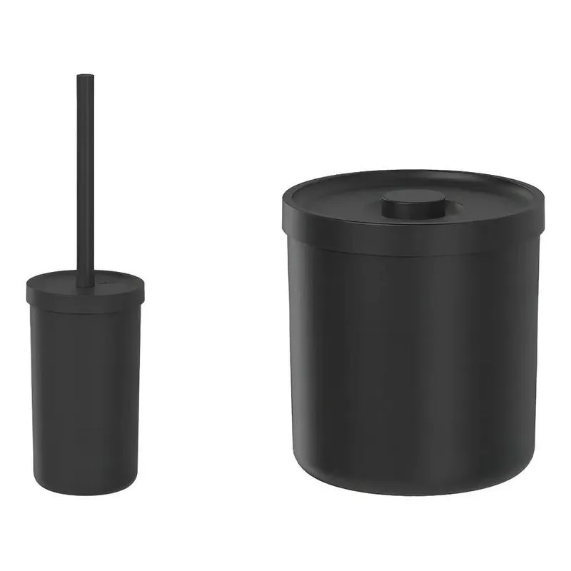 Kit Banheiro Lavabo Lixeira Escova Sanitária Bold - Ou Cor P
