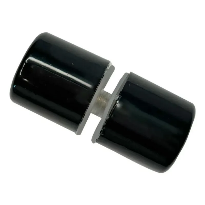 Puxador Para Box E Porta De Vidro Blindex 1629 Preto Liso