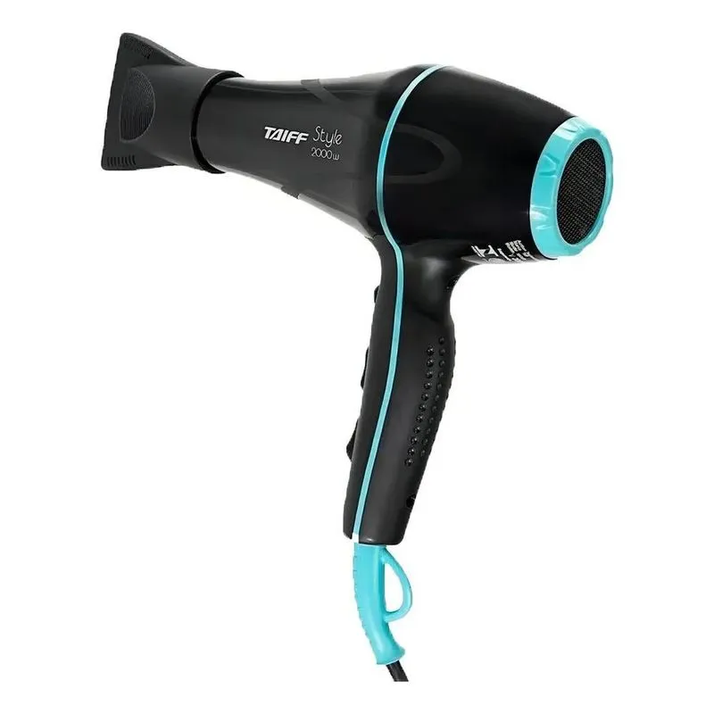 2x Taiff Secador De Cabelo Profissional Style Cor Preto