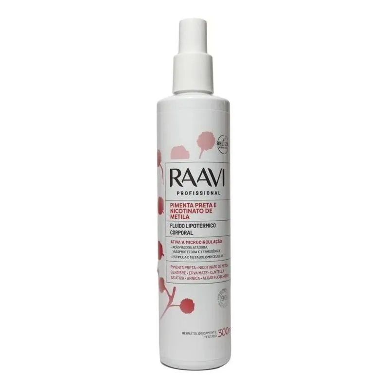 3x Spray Redutor De Medidas E Celulite Pimenta Preta 300ml T