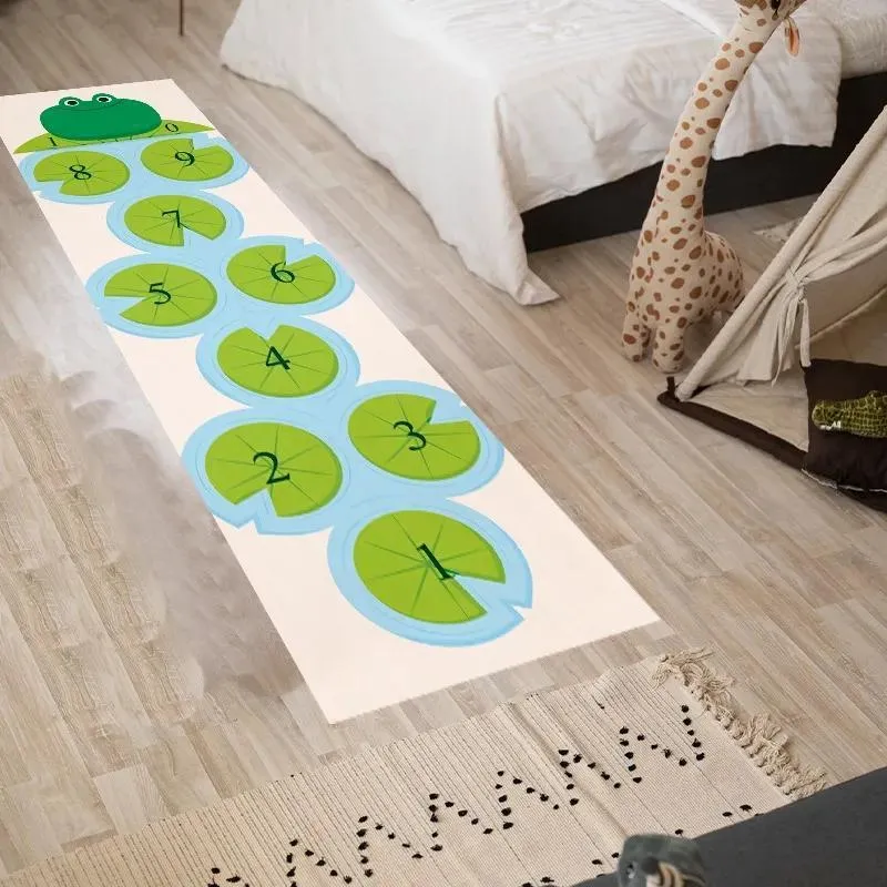Amarelinha Adesivo De Chão Infantil Laminado Prova Dá Sapo