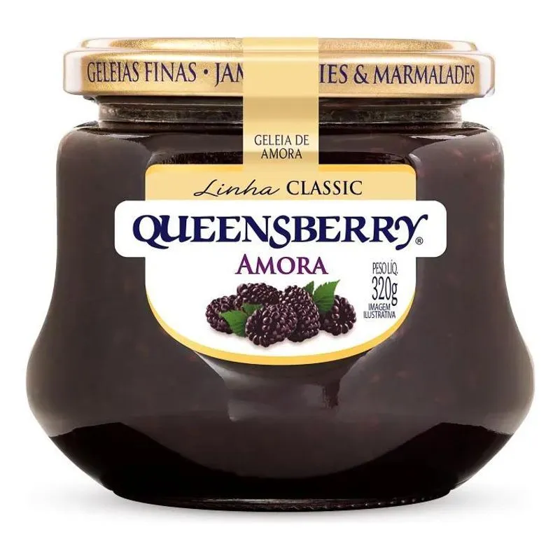5x Pote Geleia Queensberry Classic Amora