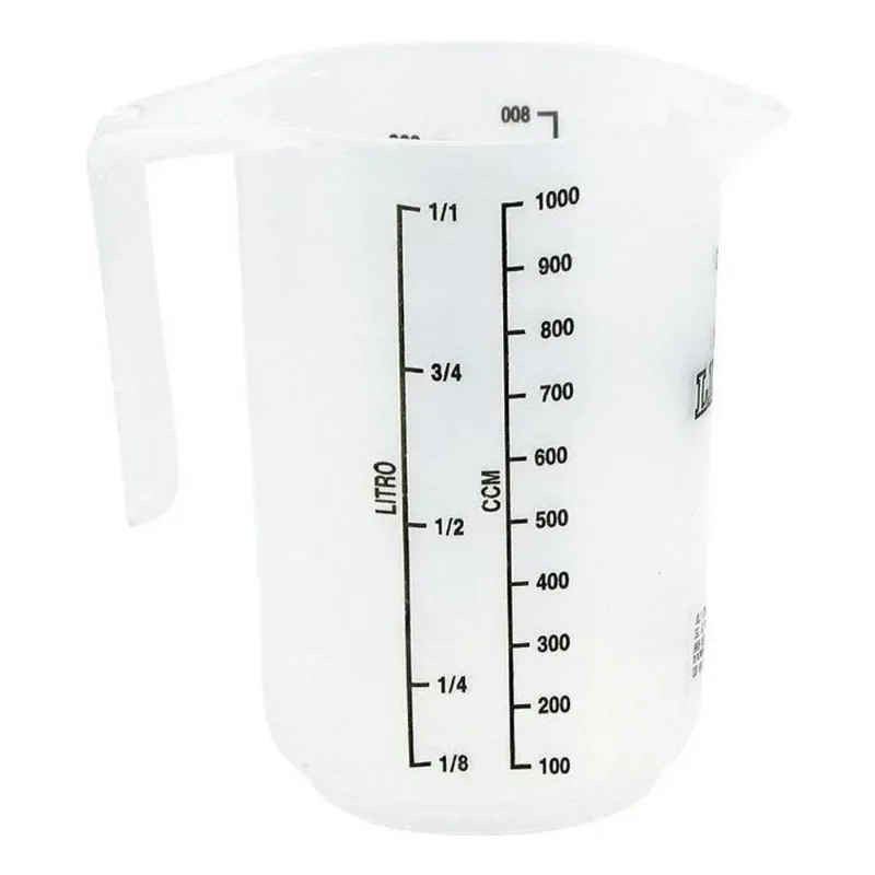10x Jarra Medidora + Copo Medida Graduado Plastico Cor Bran