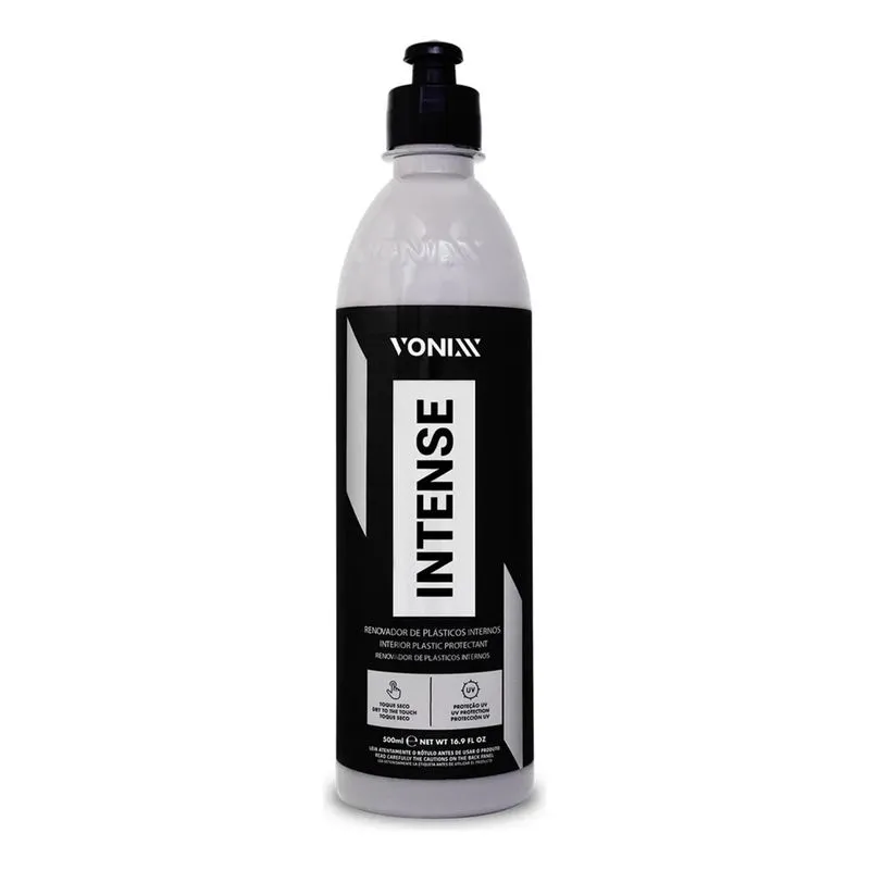 2x Renovador De Plásticos Internos Intense 500ml Vonixx
