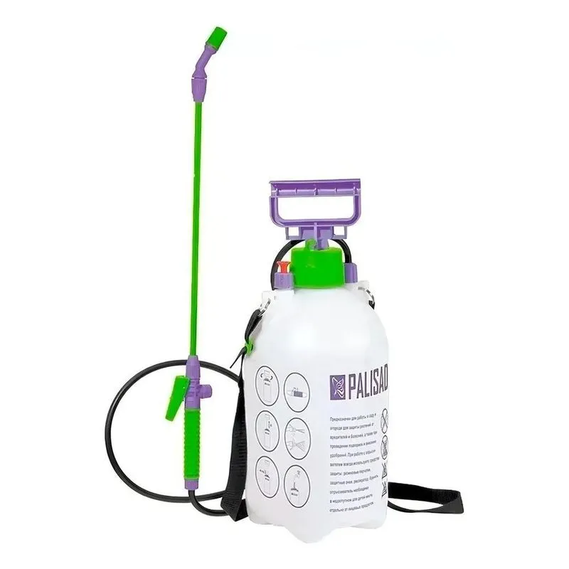 10x Pulverizador Borrifador Manual Costal 5l Palisad 647408