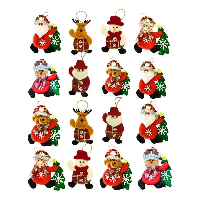 Kit 16 Enfeites Decoração Árvore De Natal Bolinhas Sortido