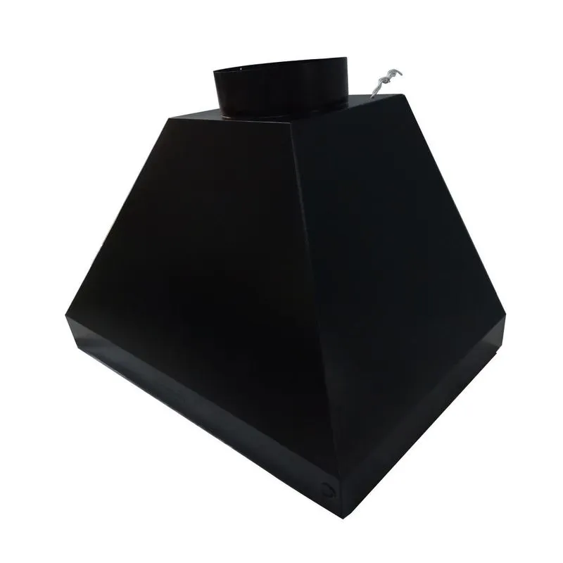 Coifa Churrasqueira 87x53x52 - Aço Galv. | Iluminação