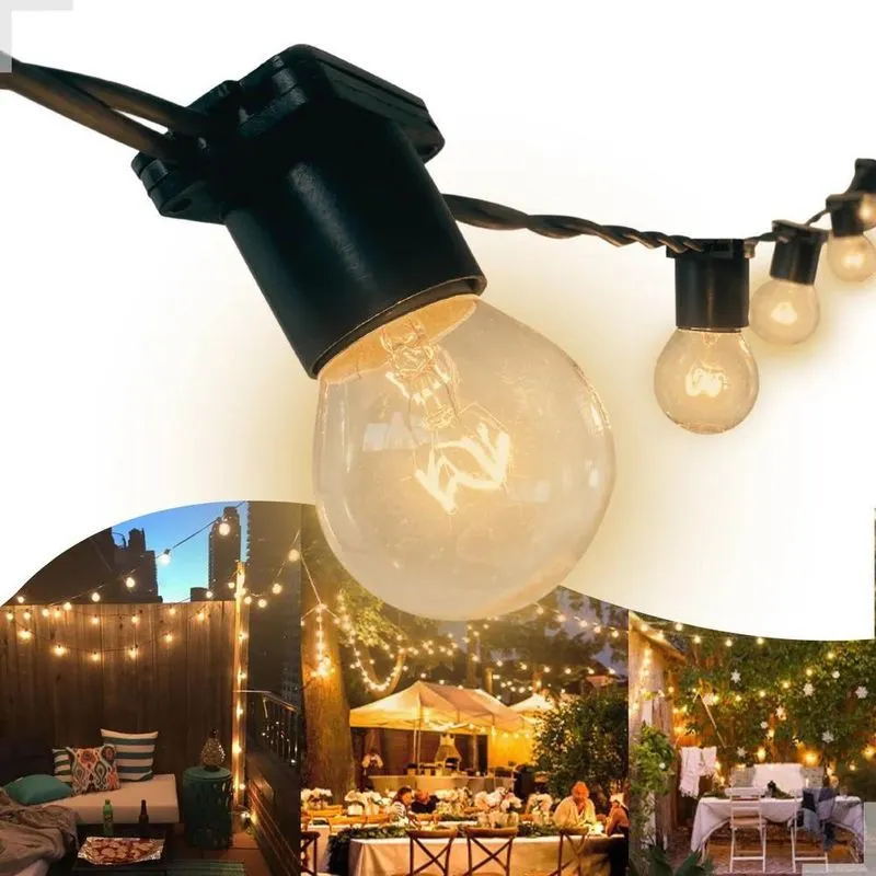 Varal De Luzes Festão 20 Mts Com 20 Lâmpadas Inclu 110v