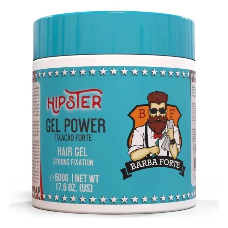 Gel Power Hipster - 500g - Barba Forte